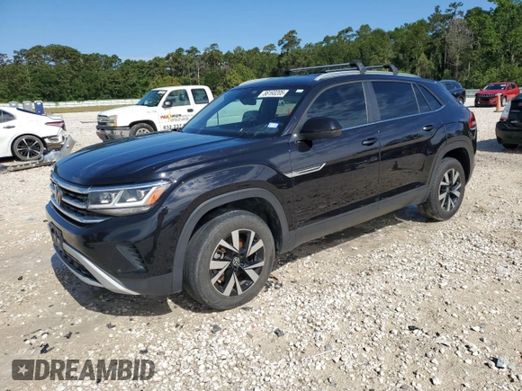 2022 Volkswagen Atlas SE with VIN 1V2LC2CA2NC210351, listed as a Copart auction lot 56193205 with 54,906 mi miles and Clean title. Bid and sale history available at DreamBid. Image 1.