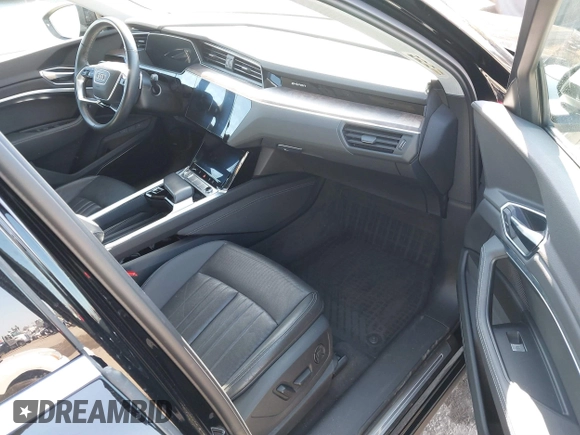 2019 Audi e-tron Premium Plus with VIN WA1LAAGE9KB021724, listed as a IAAI auction lot 41643596 with 34,804 mi miles. Bid and sale history available at carsss.com. Image 5.