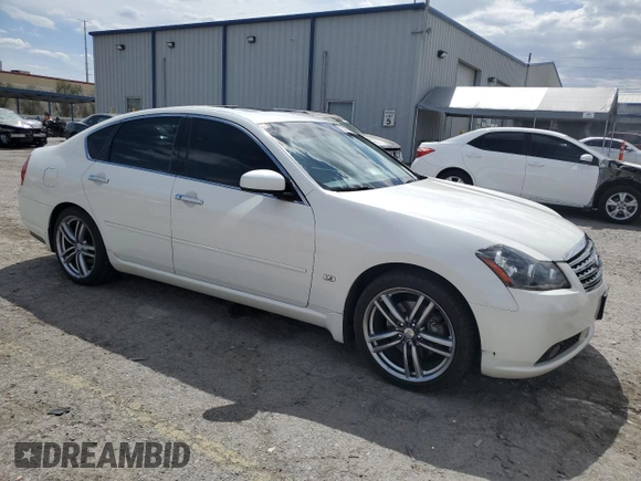 2007 Infiniti M Sport with VIN JNKAY01E57M311111, listed as a Copart auction lot 55325645 with 219,220 mi miles and Salvage title. Bid and sale history available at DreamBid. Image 4.