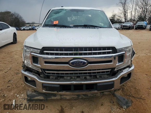 2018 Ford F-150 XL with VIN 1FTEW1CP7JFA13040, listed as a Copart auction lot 47606745 with 97,577 mi miles and Salvage Title. Bid and sale history available at carsss.com. Image 5.