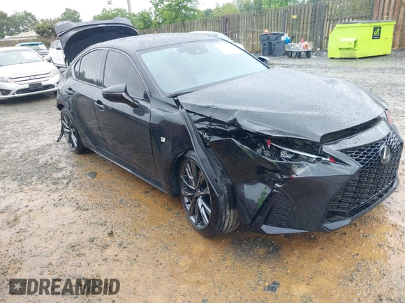 2025 Lexus IS 350 F Sport with VIN JTHGZ1E27S5038205, listed as a IAAI auction lot 42296351 with 3,771 mi miles and . Bid and sale history available at DreamBid. Image 1.