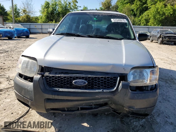 2002 Ford Escape XLS Choice with VIN 1FMYU01142KD48997, listed as a Copart auction lot 53340815 with 172,235 mi miles and Salvage title. Bid and sale history available at DreamBid. Image 5.