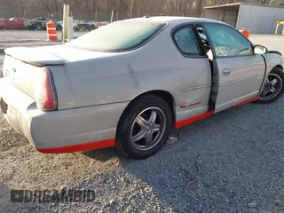 2004 Chevrolet Monte Carlo SS with VIN 2G1WX12K149304405, listed as a IAAI auction lot 41173525 with 202,099 mi miles. Bid and sale history available at carsss.com. Image 3.