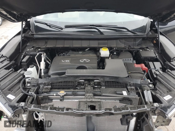 2024 Infiniti QX60 Luxe with VIN 5N1DL1FS9RC355103, listed as a Copart auction lot 45352875 with 9,460 mi miles and Salvage title. Bid and sale history available at DreamBid. Image 12.
