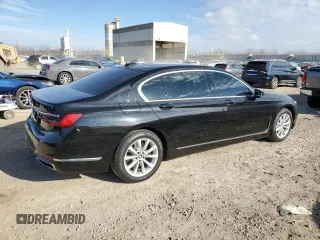 2020 BMW 7 Series 740i xDrive with VIN WBA7T4C0XLGF97467, listed as a Copart auction lot 79343233 with 0 mi miles. Bid and sale history available at carsss.com. Image 3.