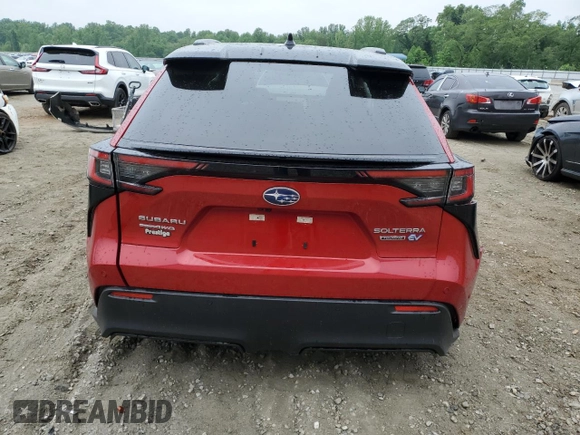 2023 Subaru Solterra Touring with VIN JTMABABA7PA022396, listed as a Copart auction lot 52897744 with 2,791 mi miles and Salvage title. Bid and sale history available at DreamBid. Image 6.