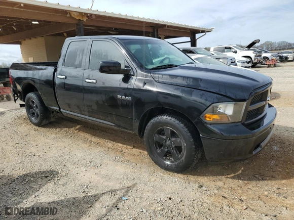 2009 Dodge Ram 1500 SLT with VIN 1D3HB18P29S762937, listed as a Copart auction lot 49010265 with 183,193 mi miles and Salvage Title. Bid and sale history available at carsss.com. Image 4.