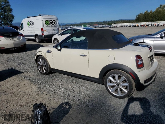 2015 MINI Roadster S z VIN WMWSY3C56FT595466, wystawiony jako Copart lot #69655944 z przebiegiem 53 971 mil mil oraz Szkody całkowita. Historia ofert i sprzedaży dostępna na DreamBid. Obrazek 2.