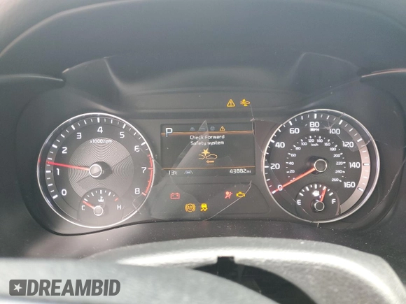 2022 Kia Forte LXS with VIN 3KPF24AD0NE499961, listed as a Copart auction lot 49173265 with 43,882 mi miles and Salvage Title. Bid and sale history available at DreamBid. Image 9.
