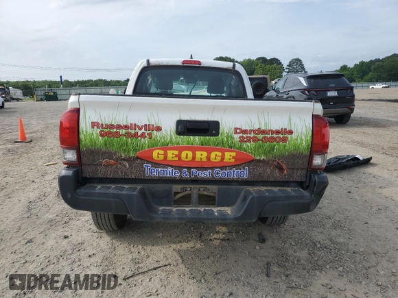 2018 Toyota Tacoma SR with VIN 5TFRX5GN8JX128948, listed as a Copart auction lot 55258655 with 186,276 mi miles and Clean Title. Bid and sale history available at DreamBid. Image 6.