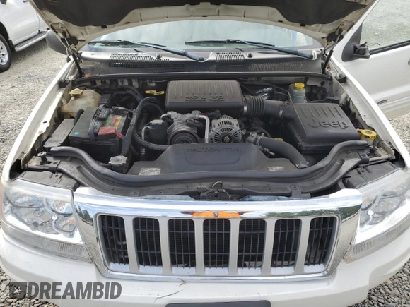 2004 Jeep Grand Cherokee Limited с VIN 1J4GW58N14C208543, выставлен на аукционе Copart как лот 64624035 с пробегом 144 362 миль миль и Списание • Salvage title. История ставок и продаж доступна на DreamBid. Изображение 12.