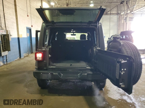 2022 Jeep Wrangler Unlimited Sport S with VIN 1C4HJXDGXNW152081, listed as a Copart auction lot 48708555 with 41,290 mi miles and Clean Title. Bid and sale history available at DreamBid. Image 6.