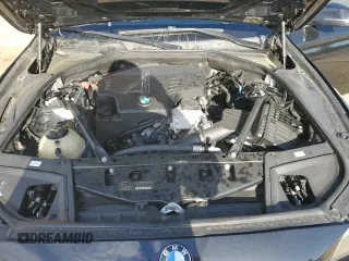 2015 BMW 5 Series 528i with VIN WBA5A5C54FD514004, listed as a Copart auction lot 55825075 with 104,896 mi miles and Clean Title. Bid and sale history available at DreamBid. Image 11.