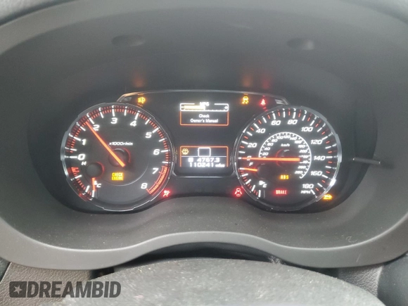 2020 Subaru WRX Limited with VIN JF1VA1J62L9825488, listed as a Copart auction lot 57016315 with 110,241 mi miles and Salvage title. Bid and sale history available at DreamBid. Image 9.
