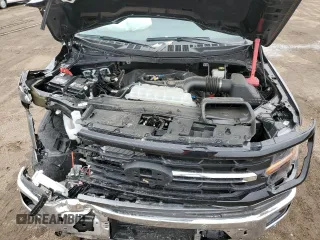 2024 Ford F-150 XLT with VIN 1FTEW3LP6RKF69984, listed as a Copart auction lot 47840155 with 2,188 mi miles and Salvage Title. Bid and sale history available at carsss.com. Image 12.