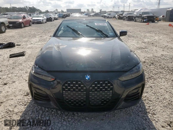 2023 BMW 4 Series M440i with VIN WBA53AT06PCM44083, listed as a Copart auction lot 58314465 with Not provided miles and Salvage title. Bid and sale history available at DreamBid. Image 5.