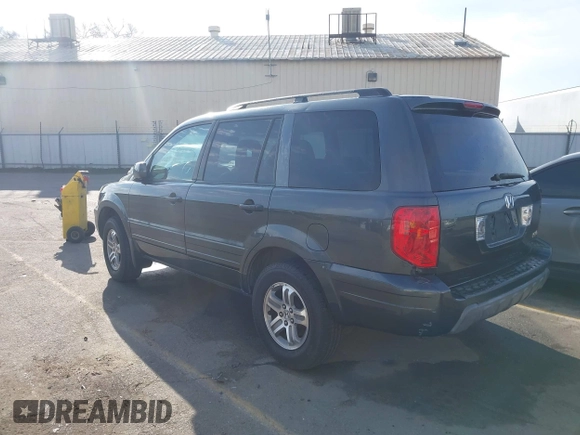 2005 Honda Pilot EX-L with RES with VIN 2HKYF18645H506134, listed as a IAAI auction lot 41169408 with 183,979 mi miles. Bid and sale history available at carsss.com. Image 3.