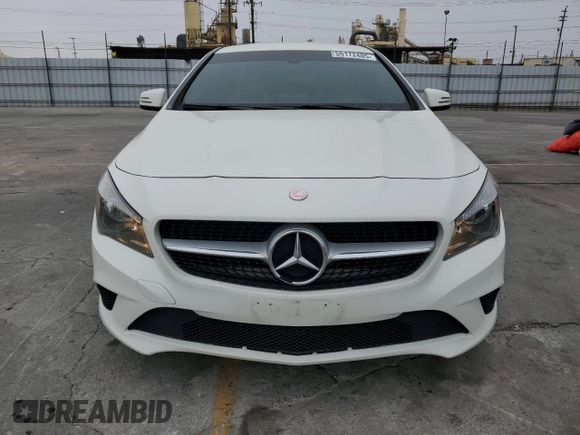 2016 Mercedes-Benz CLA 250 with VIN WDDSJ4GB3GN359737, listed as a Copart auction lot 59172405 with 201,220 mi miles and Salvage title. Bid and sale history available at DreamBid. Image 5.