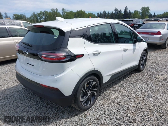 2023 Chevrolet Bolt EV 2LT with VIN 1G1FX6S03P4202347, listed as a IAAI auction lot 42183829 with 14,195 mi miles and . Bid and sale history available at DreamBid. Image 4.