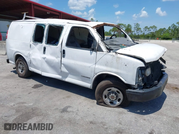 2005 Chevrolet Express Cargo z VIN 1GCGG25V451190638, wystawiony jako IAAI lot #42324482 z przebiegiem 649 488 mil mil oraz . Historia ofert i sprzedaży dostępna na DreamBid. Obrazek 1.