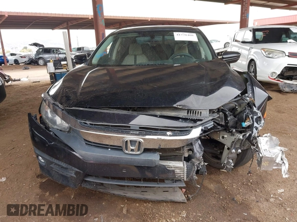 2017 Honda Civic Sedan EX-T with VIN 19XFC1F39HE028956, listed as a IAAI auction lot 41778460 with 57,216 mi miles. Bid and sale history available at carsss.com. Image 6.