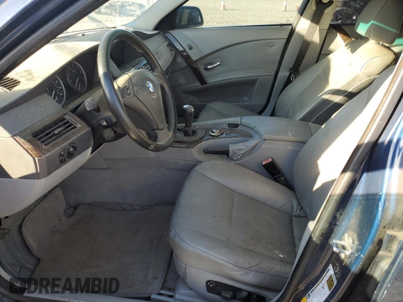 2006 BMW 5 Series 530i with VIN WBANE73556CM39187, listed as a Copart auction lot 78464764 with Not Provided miles and Salvage Title. Bid and sale history available at carsss.com. Image 7.
