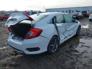 2019 Honda Civic Sedan EX-L with VIN 19XFC1F70KE018732, listed as a IAAI auction lot 41218403 with 35,280 mi miles. Bid and sale history available at carsss.com. Image 4.