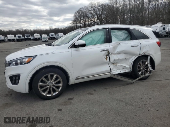 2018 Kia Sorento SX with VIN 5XYPKDA51JG368953, listed as a Copart auction lot 48110365 with 86,213 mi miles and Salvage Title. Bid and sale history available at carsss.com. Image 1.