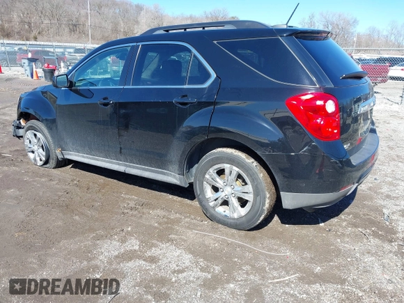 2015 Chevrolet Equinox LT with VIN 2GNALBEK1F1160331, listed as a IAAI auction lot 41747370 with 121,216 mi miles and . Bid and sale history available at carsss.com. Image 3.