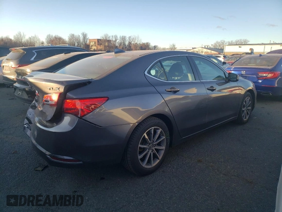 2019 Acura TLX w/Technology Pkg with VIN 19UUB1F57KA000063, listed as a Copart auction lot 87255144 with 43,251 mi miles and Salvage Title. Bid and sale history available at carsss.com. Image 3.