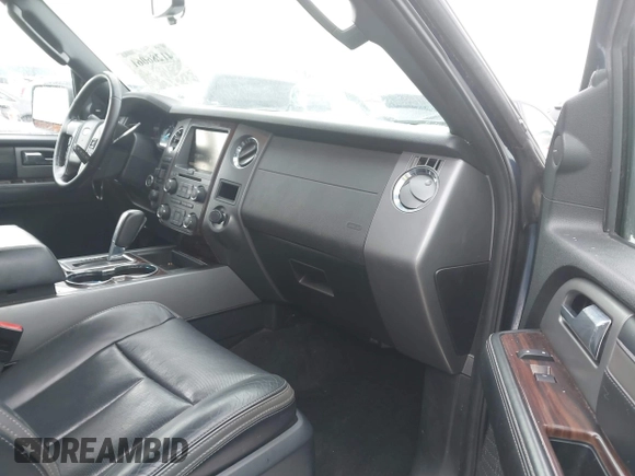 2015 Ford Expedition Max Platinum with VIN 1FMJK1MT3FEF26302, listed as a IAAI auction lot 41286061 with 147,659 mi miles and . Bid and sale history available at DreamBid. Image 5.