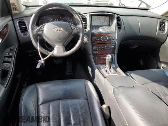 2011 Infiniti EX Journey with VIN JN1AJ0HR2BM853132, listed as a Copart auction lot 75808894 with 106,803 mi miles and Salvage Title. Bid and sale history available at DreamBid. Image 8.