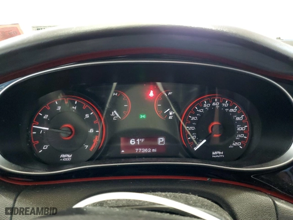 2016 Dodge Dart SXT Sport with VIN 1C3CDFFA7GD822161, listed as a Copart auction lot 69824534 with 77,362 mi miles and Clean Title. Bid and sale history available at carsss.com. Image 9.