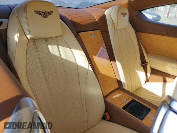 2012 Bentley Continental GT z VIN SCBFR7ZA8CC070923, wystawiony jako Copart lot #53823005 z przebiegiem 56 942 mil mil oraz Szkoda całkowita • Salvage title. Historia ofert i sprzedaży dostępna na DreamBid. Obrazek 10.