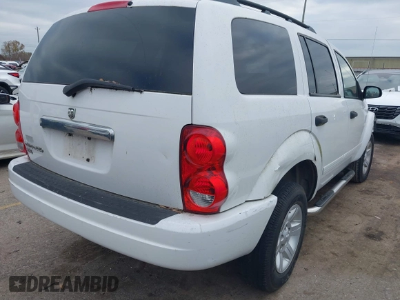 2004 Dodge Durango SLT with VIN 1D4HD48N64F152837, listed as a IAAI auction lot 41225767 with 206,761 mi miles and . Bid and sale history available at DreamBid. Image 4.