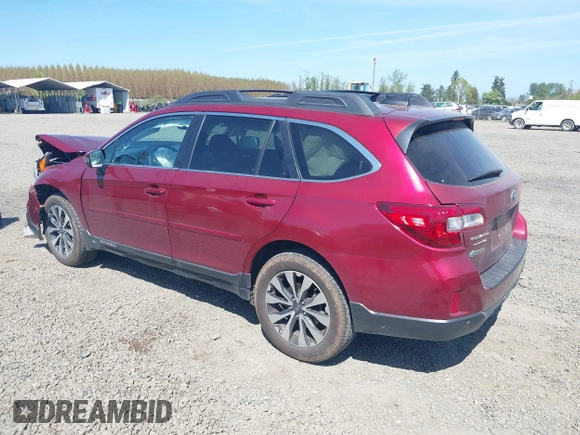 2017 Subaru Outback Limited с VIN 4S4BSENC1H3430791, выставлен на аукционе IAAI как лот 42058305 с пробегом 111 544 миль миль и . История ставок и продаж доступна на DreamBid. Изображение 3.