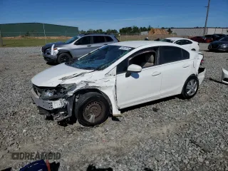 2015 Honda Civic LX with VIN 19XFB2F56FE119187, listed as a Copart auction lot 49957975 with 104,792 mi miles and Salvage Title. Bid and sale history available at DreamBid. Image 1.