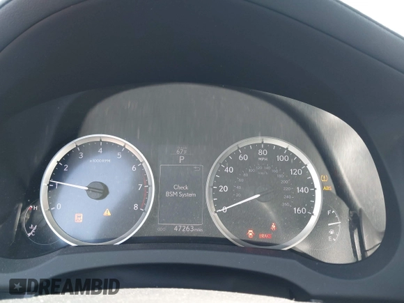 2015 Lexus IS 250 with VIN JTHBF1D25F5069558, listed as a IAAI auction lot 42664732 with 47,263 mi miles and . Bid and sale history available at DreamBid. Image 7.