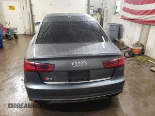 2016 Audi S6 Premium Plus with VIN WAUF2AFC4GN100284, listed as a Copart auction lot 86496964 with 100,537 mi miles and Salvage Title. Bid and sale history available at carsss.com. Image 6.