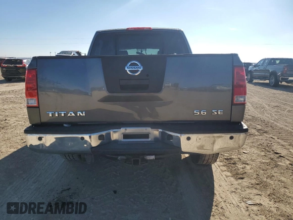 2009 Nissan Titan SE with VIN 1N6BA07D89N314636, listed as a Copart auction lot 86725854 with 167,370 mi miles and Salvage Title. Bid and sale history available at carsss.com. Image 6.