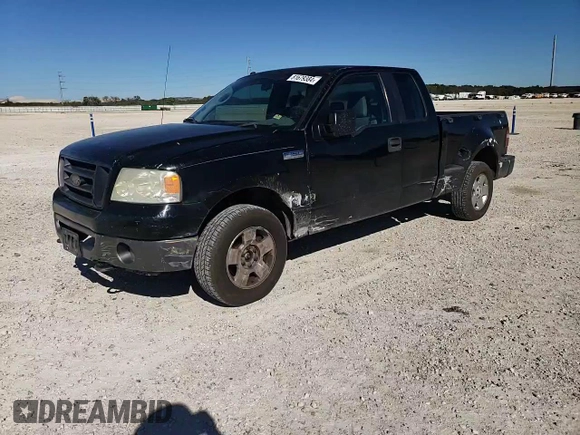 2007 Ford F-150 STX with VIN 1FTRX02W87KD25742, listed as a Copart auction lot 81679384 with 197,582 mi miles and Salvage Title. Bid and sale history available at carsss.com. Image 11.