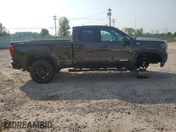 2023 GMC Sierra 1500 with VIN 1GTVUCE82PZ335387, listed as a Copart auction lot 63642514 with 6,106 mi miles and Salvage Title. Bid and sale history available at DreamBid. Image 12.