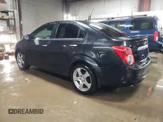 2014 Chevrolet Sonic LTZ with VIN 1G1JE5SB6E4223900, listed as a Copart auction lot 45587225 with 150,336 mi miles and Salvage Title. Bid and sale history available at carsss.com. Image 2.