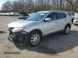 2016 Nissan Rogue SV with VIN 5N1AT2MT4GC774381, listed as a Copart auction lot 49072605 with 119,261 mi miles and Salvage Title. Bid and sale history available at carsss.com. Image 1.
