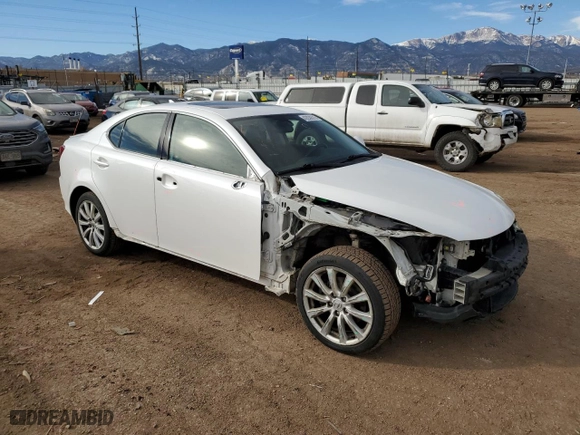 2008 Lexus IS 250 with VIN JTHCK262585025999, listed as a Copart auction lot 42830575 with 201,770 mi miles and Salvage Title. Bid and sale history available at carsss.com. Image 4.