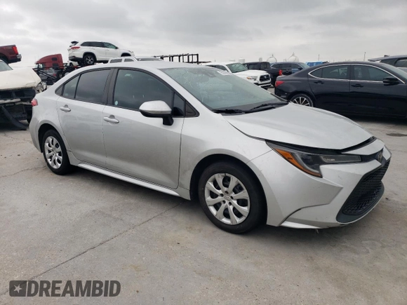 2020 Toyota Corolla LE with VIN 5YFEPRAE2LP118206, listed as a Copart auction lot 50303835 with 124,701 mi miles and Salvage Title. Bid and sale history available at carsss.com. Image 4.