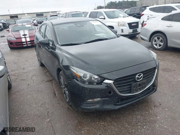 2018 Mazda Mazda3 4-Door Touring with VIN 3MZBN1V35JM243351, listed as a IAAI auction lot 41459525 with 55,765 mi miles. Bid and sale history available at carsss.com. Image 1.