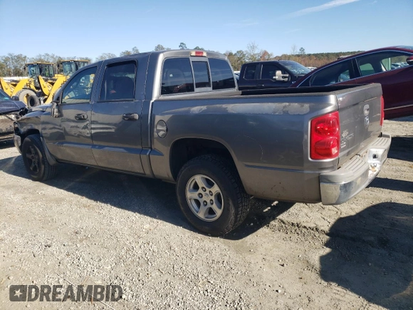 2005 Dodge Dakota SLT with VIN 1D7HE48K75S136211, listed as a Copart auction lot 78464004 with 229,707 mi miles and Salvage Title. Bid and sale history available at DreamBid. Image 2.