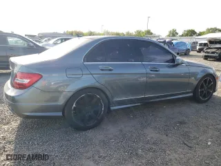 2012 Mercedes-Benz C-Class C 250 Sport with VIN WDDGF4HB6CA647629, listed as a Copart auction lot 52824625 with 93,140 mi miles and Clean Title. Bid and sale history available at carsss.com. Image 3.