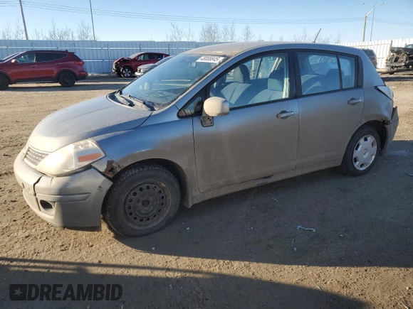2007 Nissan Versa 1.8 S with VIN 3N1BC13E37L430117, listed as a Copart auction lot 48008845 with 255,460 mi miles and Salvage Title. Bid and sale history available at carsss.com. Image 1.